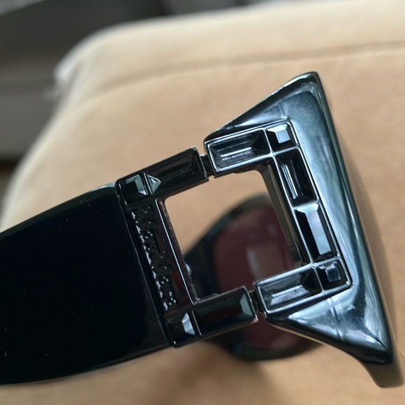 MaxMara black crystal sunglasses